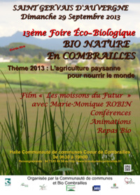 Association Bio Nature en Combrailles et Communaute de Communes Coeur de Combrailles - Club et Association à Saint-Gervais-d'Auvergne (63)