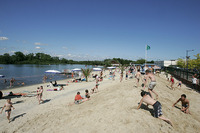 Plage d'Isle à Saint-Quentin