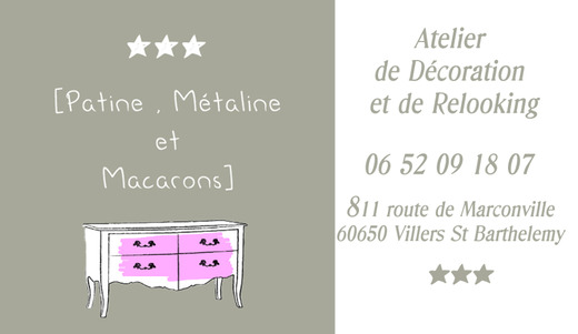 Atelier Patine, Métaline et Macarons