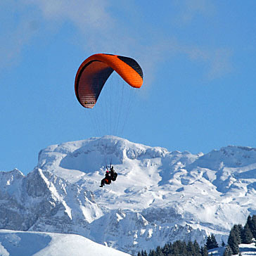 Baptême de l'air en parapente