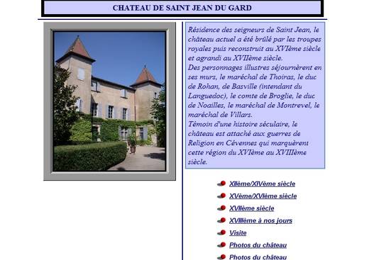 Château de Saint Jean du Gard