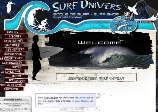 Ecole de Surf et Bodyboard Surf Univers