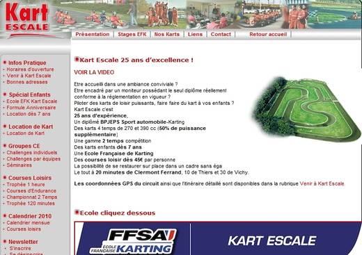 Kart Escale