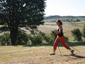 Marche nordique aux sources de la Loire