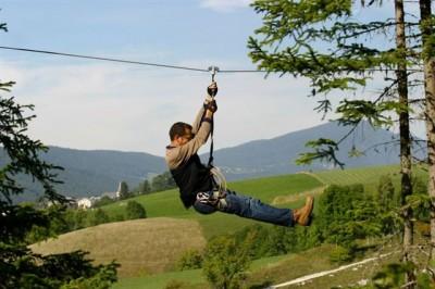 Parcours accrobranche à Ludi Parc