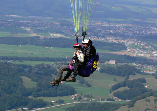 Vol découverte bi-place parapente