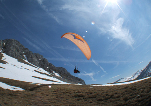 Vol en parapente