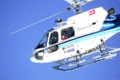 Hélicoptere au Mont-Blanc